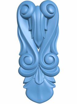 Top of the column T0009699 download free stl files 3d model for CNC wood carving