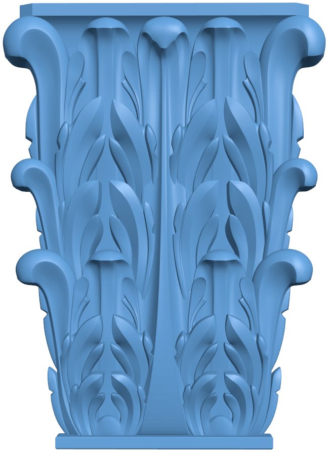 Top of the column T0009778 download free stl files 3d model for CNC wood carving