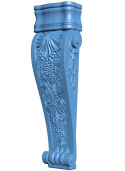 Top of the column T0009815 download free stl files 3d model for CNC wood carving