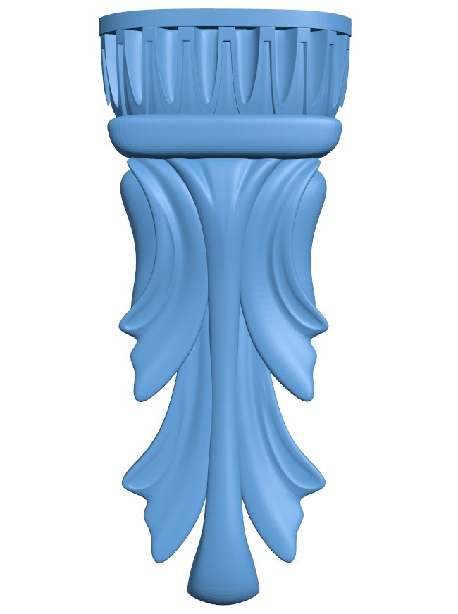 Top of the column T0009816 download free stl files 3d model for CNC wood carving