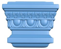 Top of the column T0009817 download free stl files 3d model for CNC wood carving