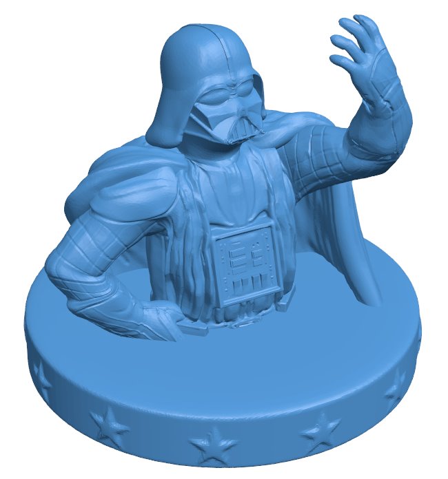 Vader bust B011127 3d model file for 3d printer