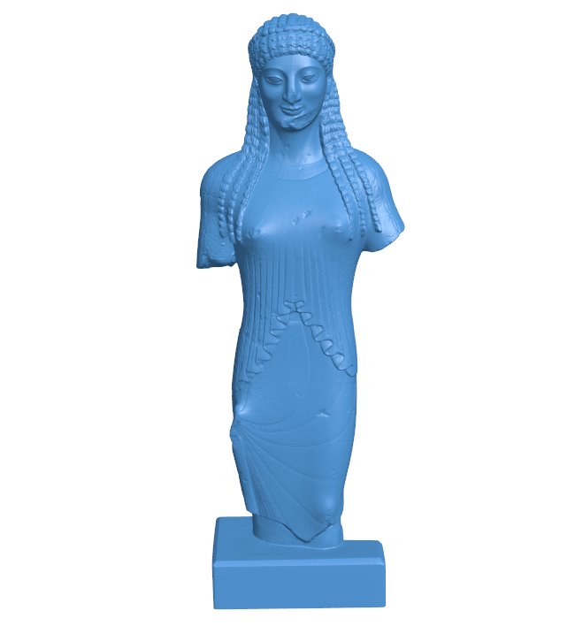 Ancient statuette scan B0011300 3d model file for 3d printer