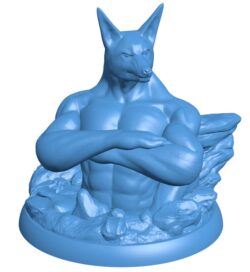 Anubian bust B0011407 3d model file for 3d printer