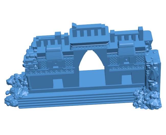 Arch of Labna - Yucatan , Mexico B0011292 3d model file for 3d printer
