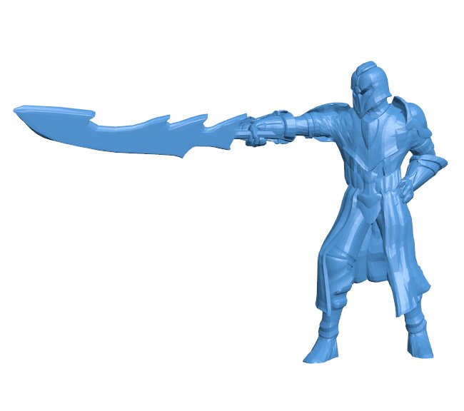 Armored Warrior B0011302 3d model file for 3d printer