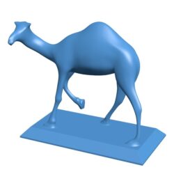 Artistic camel statue B0011450 3d model file for 3d printer