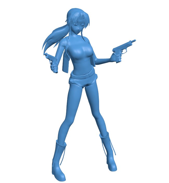 Assassin Revy B0011414 3d model file for 3d printer