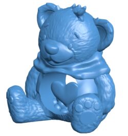 Bear’s heart B0011456 3d model file for 3d printer
