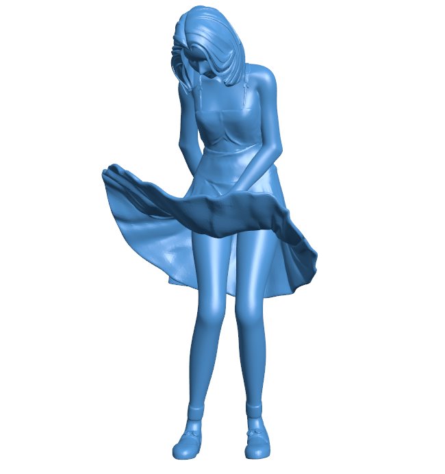 Beautiful Girl B0011364 3d model file for 3d printer