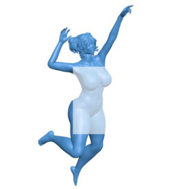 Beauty volleyball girl B0011398 3d model file for 3d printer