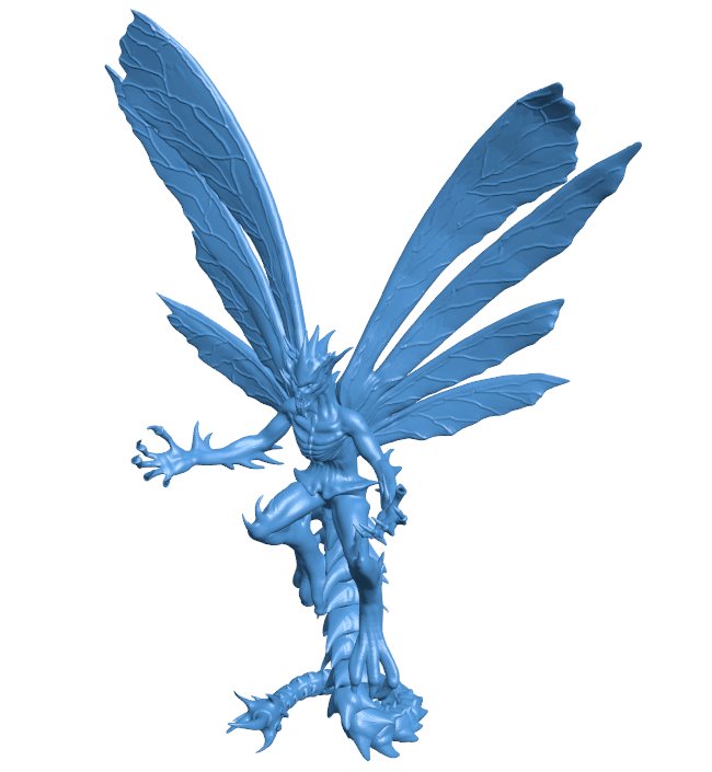 Bone devil flying B0011367 3d model file for 3d printer