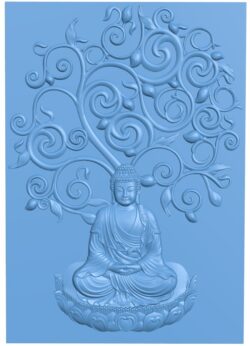 Buddha T0010076 download free stl files 3d model for CNC wood carving
