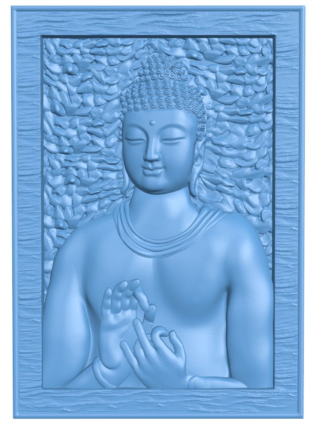 Buddha T0010344 download free stl files 3d model for CNC wood carving