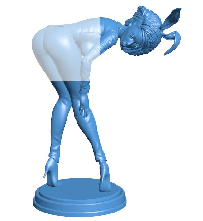 Bunny girl B0011431 3d model file for 3d printer