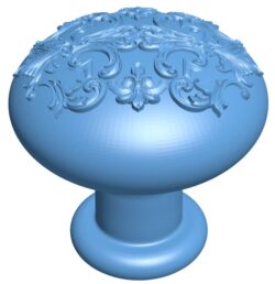 Cabinet knob T0010190 download free stl files 3d model for CNC wood carving