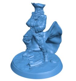 Captain of a pirate ship B0011484 3d model file for 3d printer