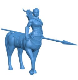 Centaur Female Lancer B0011318 3d model file for 3d printer