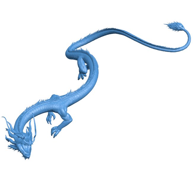 Chinese Dragon B0011340 3d model file for 3d printer