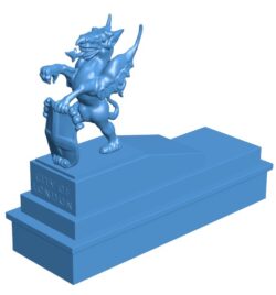 City of London Dragon B0011463 3d model file for 3d printer