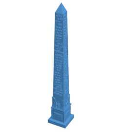 Cleopatra’s Needle at Embankment, London B0011353 3d model file for 3d printer