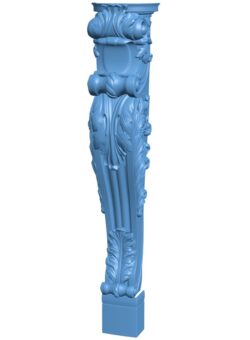 Column pattern T0010152 download free stl files 3d model for CNC wood carving