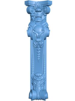 Column pattern T0010194 download free stl files 3d model for CNC wood carving