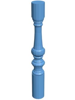 Column pattern T0010222 download free stl files 3d model for CNC wood carving