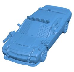 Combat car battle Cuda B0011501 3d model file for 3d printer