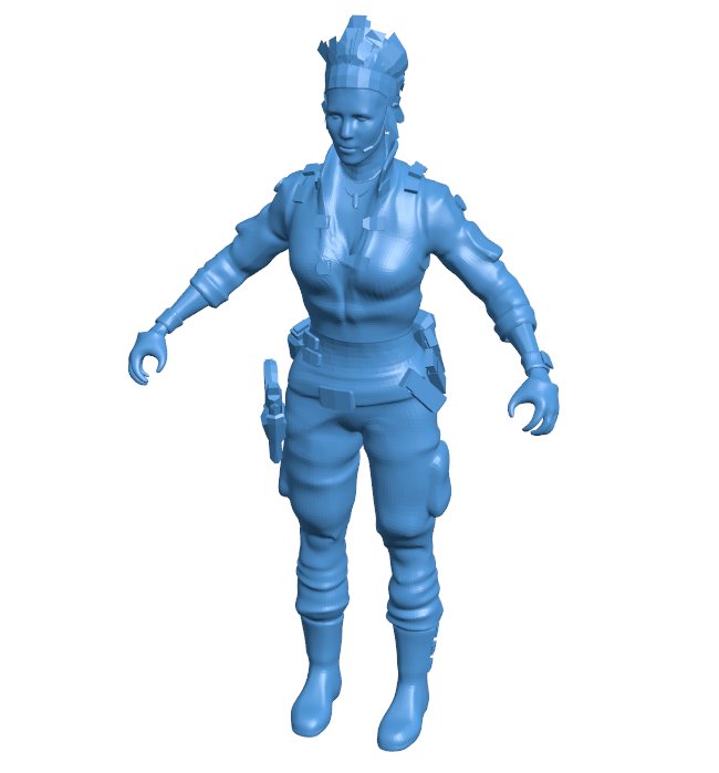 Commando B0011240 3d model file for 3d printer