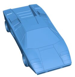 Countach LP400 car B0011372 3d model file for 3d printer
