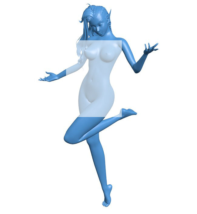 Dancing girl B0011408 3d model file for 3d printer