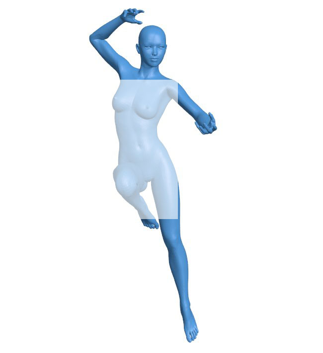 Dancing girl B0011453 3d model file for 3d printer