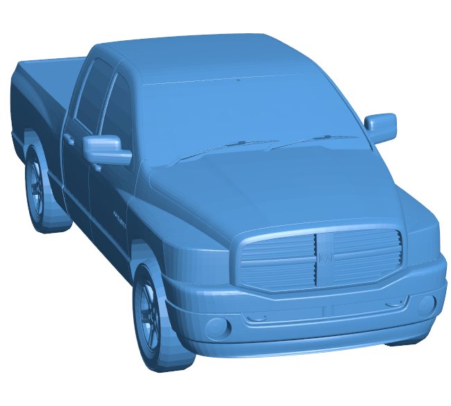 Dodge Ram B0011241 3d model file for 3d printer