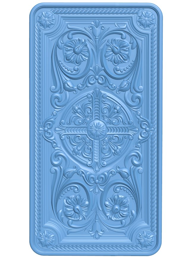 Door frame pattern T0010232 download free stl files 3d model for CNC wood carving