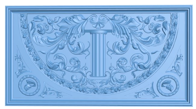 Door frame pattern T0010308 download free stl files 3d model for CNC wood carving