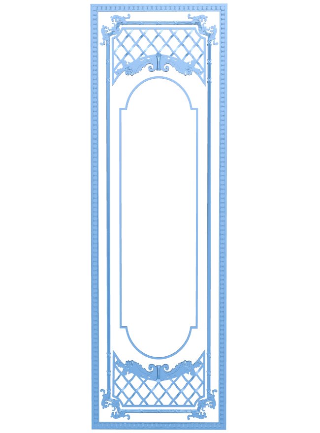 Door frame pattern T0010432 download free stl files 3d model for CNC wood carving