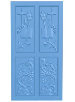 Door pattern T0010197 download free stl files 3d model for CNC wood carving