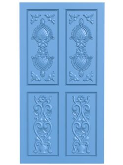 Door pattern T0010236 download free stl files 3d model for CNC wood carving
