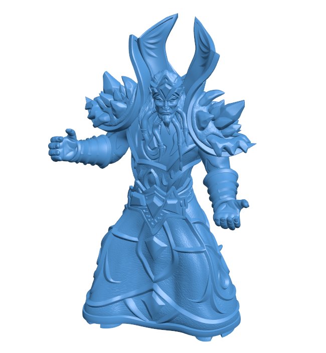 Draenei Frost Mage B0011444 3d model file for 3d printer