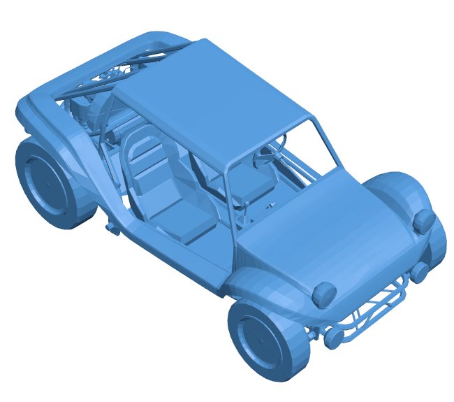 Dune buggy - spost B0011438 3d model file for 3d printer