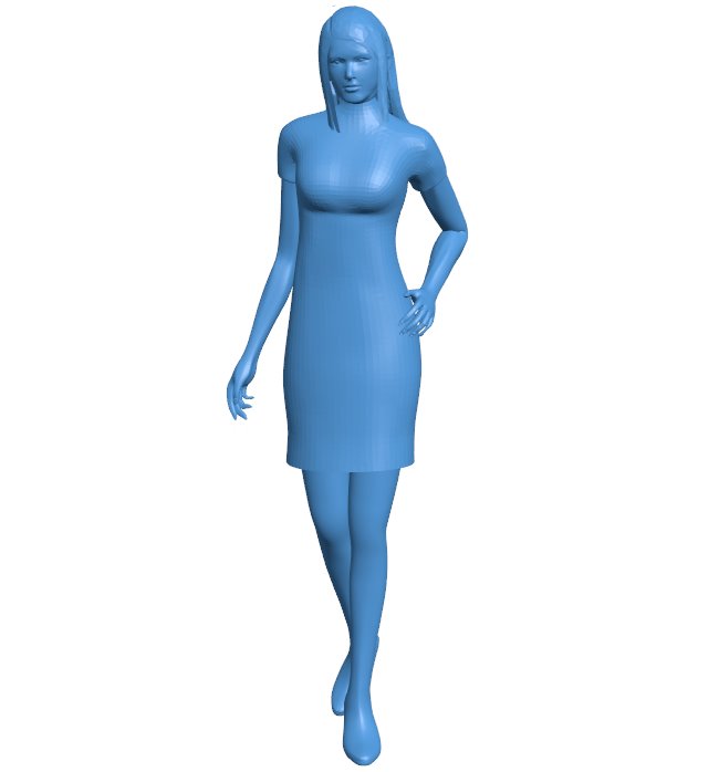 Female B0011235 3d model file for 3d printer