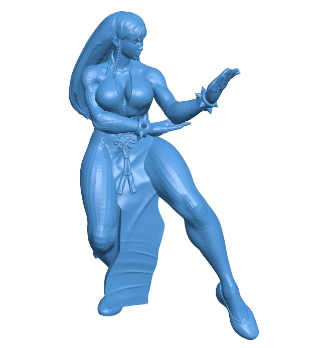 Female boxer B0011491 3d model file for 3d printer