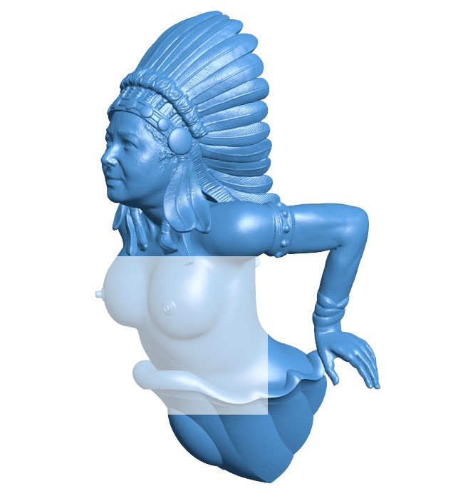 Female chief - attached to the corner B0011427 3d model file for 3d printer