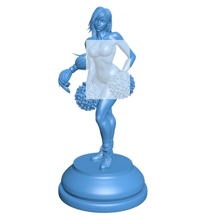 Female fan B0011432 3d model file for 3d printer