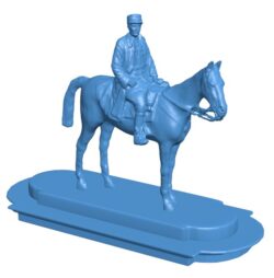 Ferdinand Foch Equestrian at Victoria, London B0011254 3d model file for 3d printer