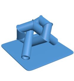 Fit To Be Tied, Frank Smullin, Raleigh, North Carolina B0011413 3d model file for 3d printer