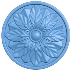 Flower pattern T0010240 download free stl files 3d model for CNC wood carving