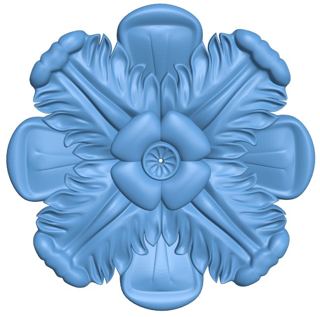 Flower pattern T0010311 download free stl files 3d model for CNC wood carving