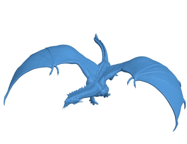 Flying dragon B0011406 3d model file for 3d printer